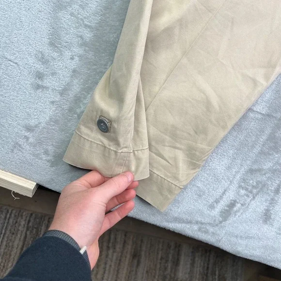 Vintage Polo Ralph Lauren Cargo Pants Mens 36x32 Khaki Relaxed Fit Pockets Twill